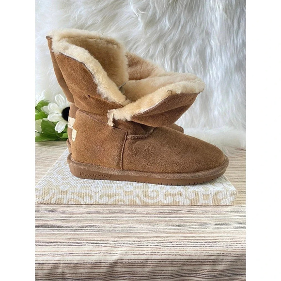 Bear Paw Boots Women's Winter Brown Warm Fall Winter Brown Boho Size US 8 - Picture 2 of 11